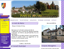 Tablet Screenshot of mairiedemarval.fr